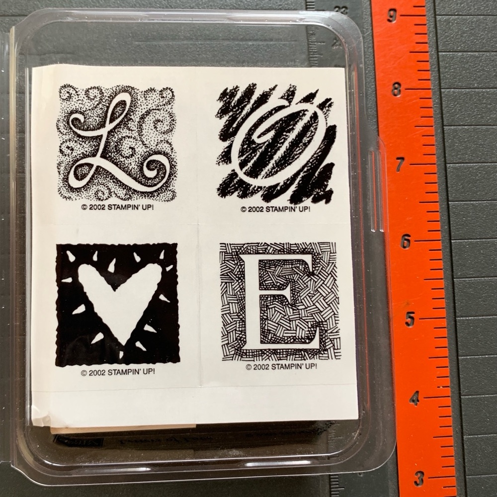 Stampin Up LETTERS OF LOVE